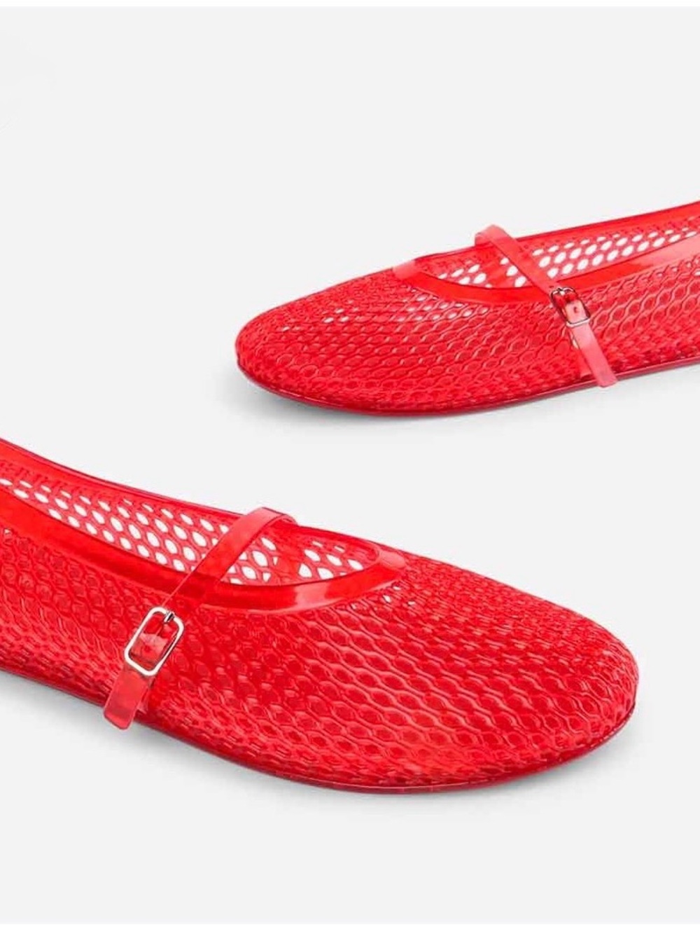 Intentionally Blank, Red Maryjane Jelly Shoes, 9 NWOT - Picture 2 of 12